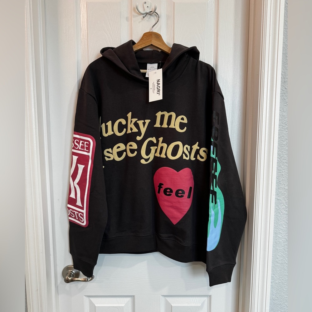 NWT Chainsaw Man Hoodie Kanye Lucky Me I See Ghosts size small
